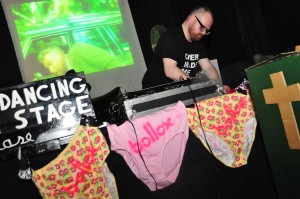 DJ Rod Connolly and the Bollox pants by Drew Wilby