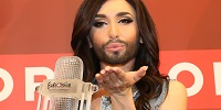 Conchita Wurst Arrives In Vienna