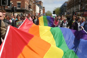 Exeter Pride parade 2014 photo by Alan Quick