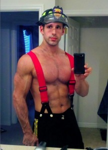 fireman selfie