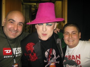 Boy George with Stavros Flatley