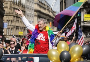 Sir Ian McKellen leads the parade