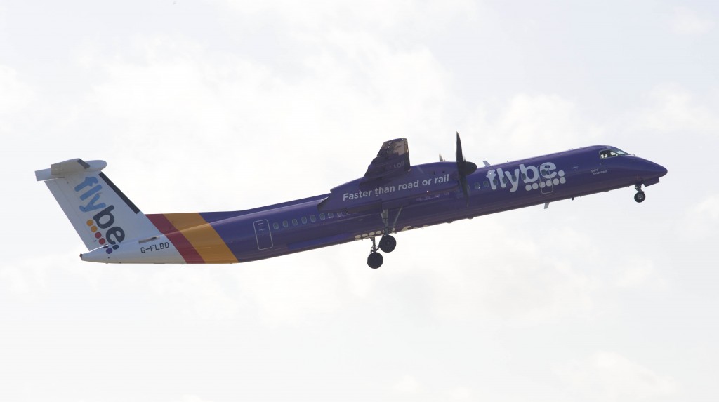 FLYBE LAUNCHES FLIGHTS FROM LONDON CITY AIRPORT TODAY.